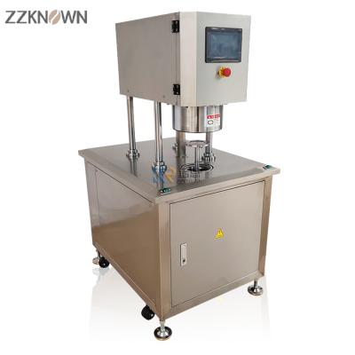 China Food OEM Semi Automatic Vacuum Can Sealing Machine Single Head Canned Meat Drinks Packaging Equipment Aluminum Cans Packer for sale