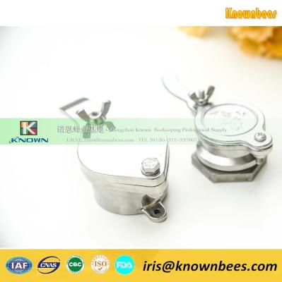 China Farms Beekeeping Equipment Parts / stainless steel RECEIVER BOX and plastic honey spigot,honey gate,honey valve for sale