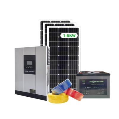 China 5kwh 10kwh 15kwh 20kwh 25kwh 30kwh Home Off Grid 5kw Home Kit Home Off Grid Complete Solar Power System for sale