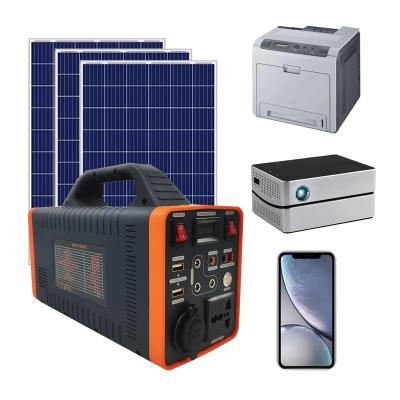 China 110v 220v Solar Energizer 450w 110v 220v Power Station Portable Hybrid Generator Wireless Charging Station Outdoor 1000w for sale