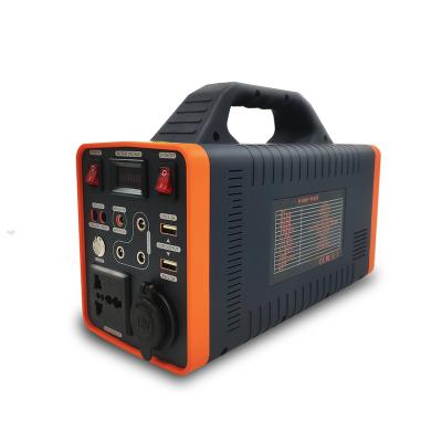 China 200 Watt 110V 500W 450W Large Capacity Cordless Charging Portable Power Station Generating Power Station Portable Solar Generating Circuit for sale