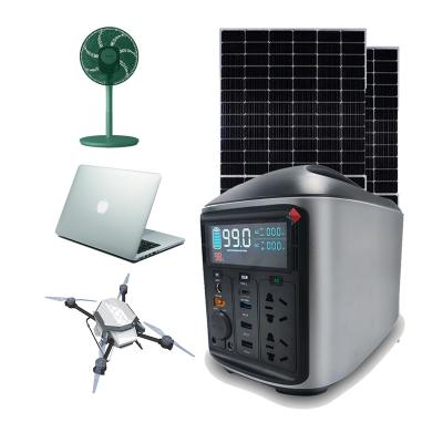 China 750wh Home Hybrid Solar Portable Power Battery Storage Lifepo4 APP Bank Wireless Solar Charging Station 5000w for sale