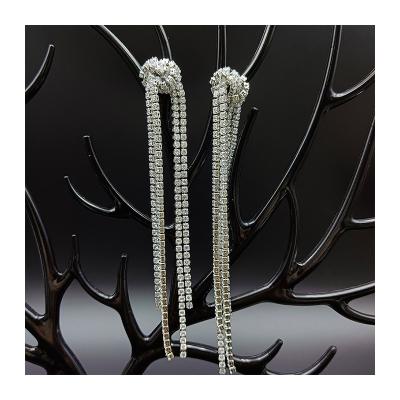 China OEM Vintage Guangding AO Inoxidvel Brinco Knotted Earrings for sale