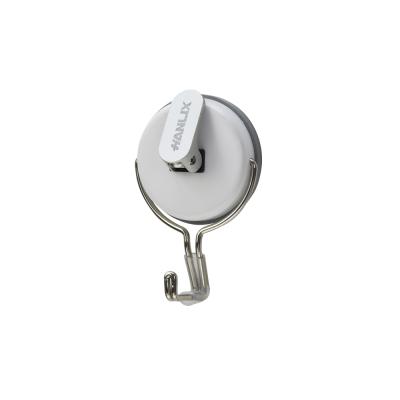 China Sustainable Stock Aluminum Alloy Shower Bathroom Suction Cup With Hook for sale