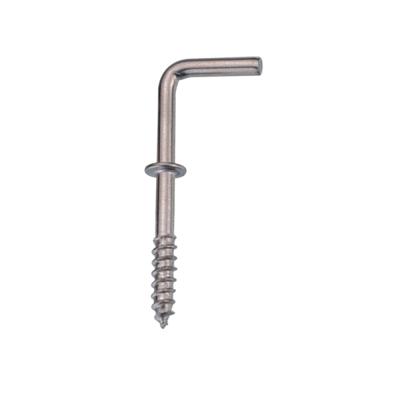 China Customized L Shaped Washer Hanging Hook Screw Galvanized for sale