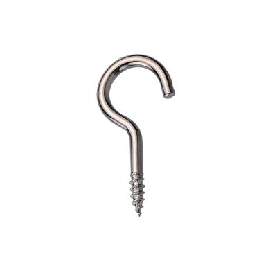 China General Industry Wood Screws C Hook Wood Screw For Hanging Lights Curtains And Other Housewares for sale