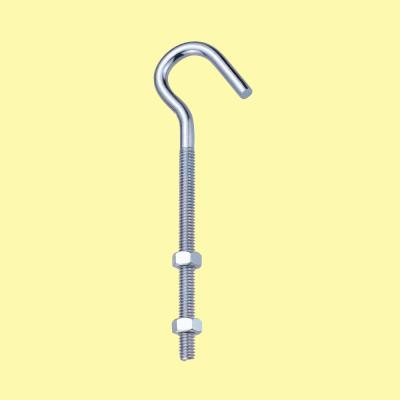 China Taiwan Steel Clothesline Steel Hooks Bolt With Nuts for sale