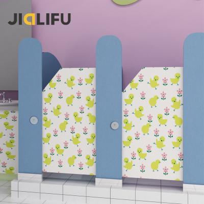 China JIALIFU Modern Stainless Steel Hardware Kids Toilet Partition for sale