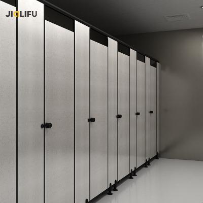 China Modern Head Rail Attached Toilet Cubicles Commercial Phenolic Partitions for sale