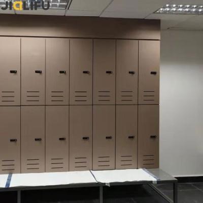 China Commercial Furniture Contract Laminate 2 Doors Staff Storage Locker for sale