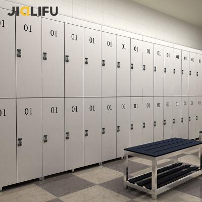 China Waterproof HPL Solid Phenolic Board HPL Solid Phenolic Cabinets Locker for sale