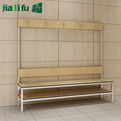 China Jialifu hot sale waterproof fire resistance hpl locker room bench for sale