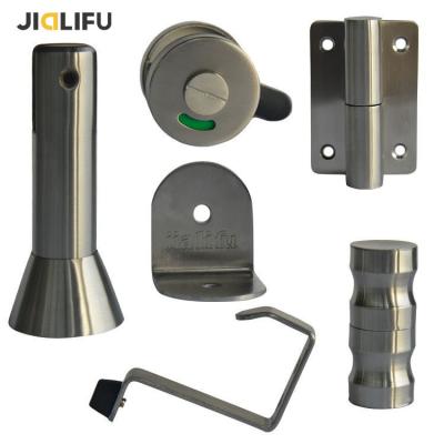 China Rust And Wear Proof Bathroom Stall Hardware Price Stylish Bathroom Accessories For Hotel for sale