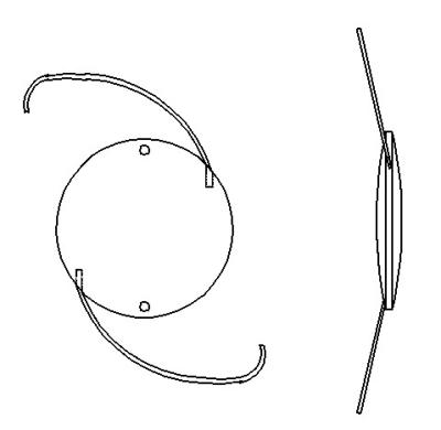 China 6.5mm hintere Kammer-Augenlinse zu verkaufen