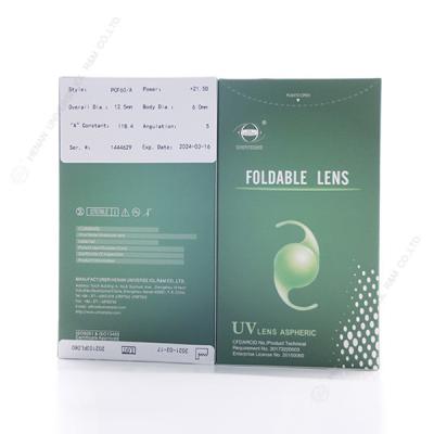 China lente intraocular hidrofílica Iol asférico superficial liso de 6.0m m en venta