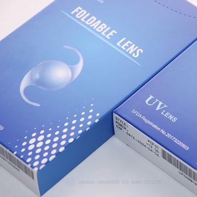 China Lente intraocular plegable de ISO13485 HEMA PMMA para la cirugía de la catarata en venta