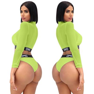 China Breathable Hot Selling One Piece Swimsuit Long Sleeve Swimwear Beach Wear One Piece Suits Summer Swimwear for sale