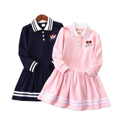 China Breathable Cotton Fabric Casual Dress A-Line Skirt For Girls for sale