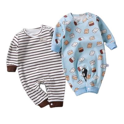 China 100% Cotton Knitted Baby Long Sleeves Infant Rompers Newborn Casual Kids Overalls Clothes for sale