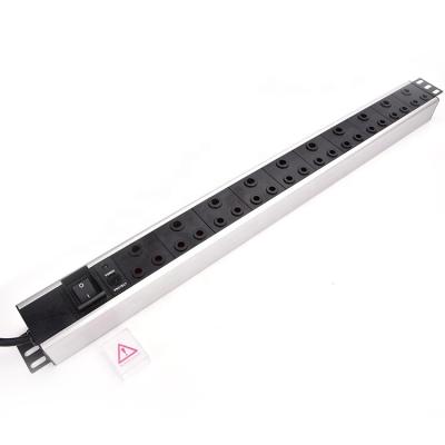 China Project Type SA Rack Mount Power Distribution 10 Way With Overload Protection Switch And Rack Mount PDU for sale