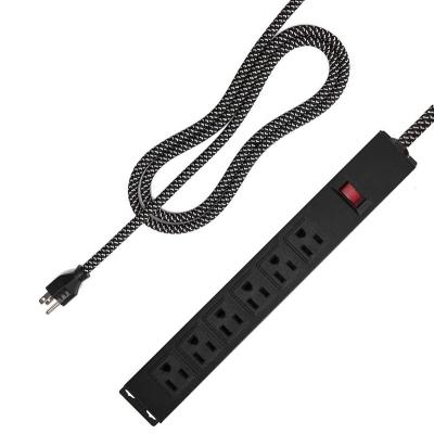 China Residential 6 Outlet Surge Protected Power Strip / General Purpose for sale