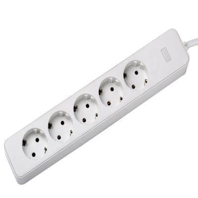 China Samrt Control Appliances 5 Electrical Outlet Wifi Power Strip Smart Plug European Plug for sale