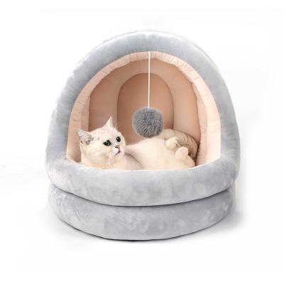 China Viable Wholesale Luxury Super Soft Plush Indoor Dog Pet Bed Bedroom for sale