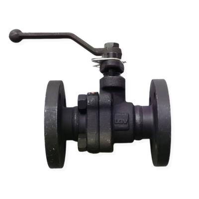 China General DN40 CF8 Forged Steel Flanged Ball Valve for sale