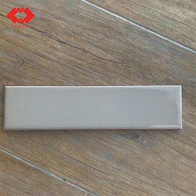 China Glazed Dark Gray Tiles 2x8