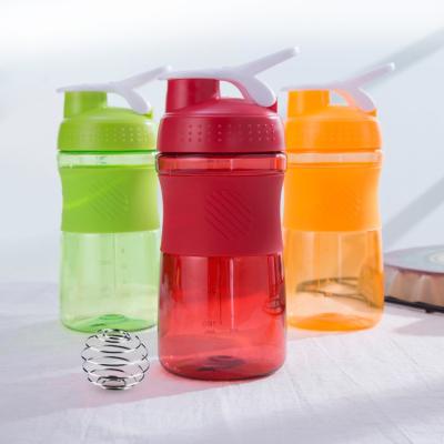 China Wholesale 350ml Powder Shaker Mug Milk Shake Cup Viable Custom Self Logo Fitness Waterfles Plastic Protein Stirring Protein Powder Bott for sale