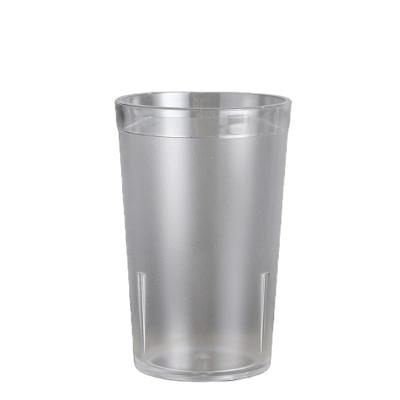 China Household Mouthwash Drink Restaurant Cup Single Wall Acrylic Plastic Cups Juice Water Cup Clear Hard Plastic for sale