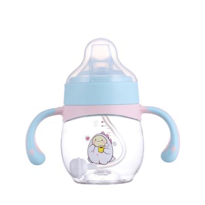 China 360 Viable Gravity Ball Baby Drinking Cups With Bell Handled Strap Outdoor Kids Water Bottle 200ml Toddler Training Sensory Sippy Cup for sale