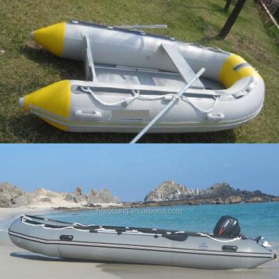 China Cheap Inflatable Fiberglass Hypalon Fishing Hull Aluminum Rib Boat for sale