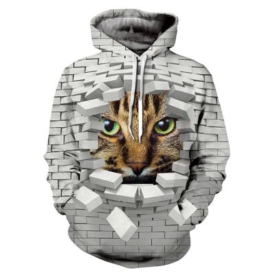 China Breathable Womens Mens Pullover Hoodie 3D Graphic Printed Unisex Sweatshirt for sale