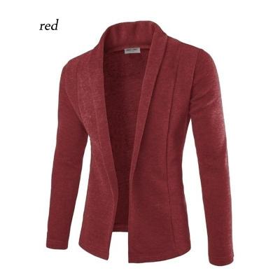 China 2021 New Men's Breathable Cardigan Sweater Contrast Color All-match Stitching Cardigan for sale