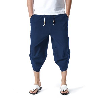 China Anti-wrinkle factory direct flannel casual pants plus size teen men's cropped pants for sale