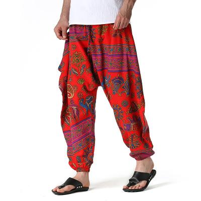 China Hot Selling Anti-Wrinkle Pants Running Pure Cotton Casual Pants Plus Size Men Wide Leg Pants for sale