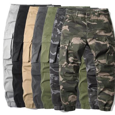 China Anti-Wrinkle Wholesale Straight Men's Camouflage Cargo Pants Canvas Cargo Pants Oversized Men's Jogging Pants for sale