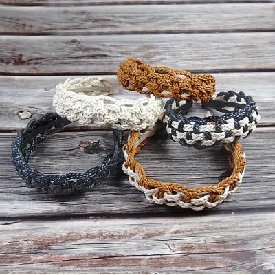 China Popular Fashion New Retro Designed Custom Made Mix And Match Elegant PU Women Braided Leather Headband for sale