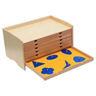 China Wholesale Custom Eco-Friendly Kindergarten Educational Toys Montessori Geography Wooden Puzzle Plots With Cabinet For Kids for sale