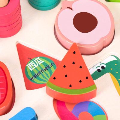 China Cartoon Toy Baby montessori equipment teaching aids materials play puzzle sandpaper numbers for sale for sale