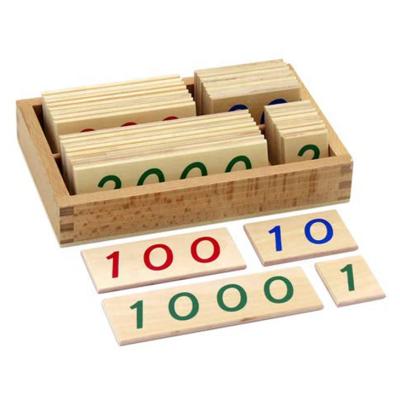 China Eco-friengly wholesale custom montessori green boards math manipulatives game for kids for sale