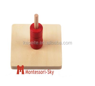 China Educational Game Montessori Toy Material Educational Records On Vertical Finger for sale