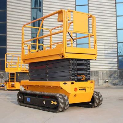 China Portable Scissor Lift 1550 kg Heavy Duty Mobile Electric Work Platform Lifting Tools for sale