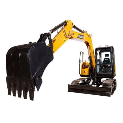 China SANY 75C Sy75C Pro Excavadora de segunda mano Excavadora de rastreo Usada Pequeña excavadora de 7 toneladas en venta