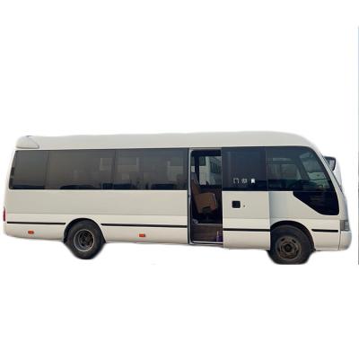 China Color Design Diesel Toyota 30 Seater Coaster Bus for Public Transportation Needs for sale