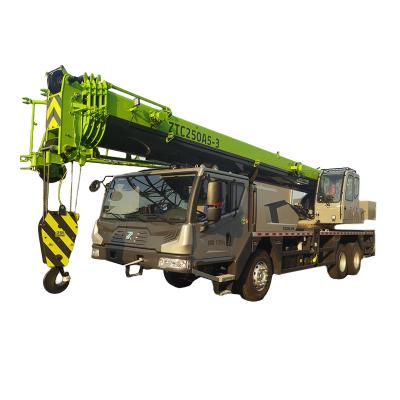 China 25 Ton Used Zoomlion ZTC250A562 Mobile Truck Crane with and Other Hydraulic Pump for sale