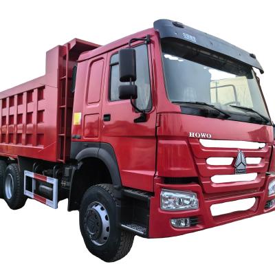 中国 5600mm*2300mm*1500mm 貨物タンク 6X4 中古 トラック 371HP 25tons HOWO ダンプトラック 販売のため