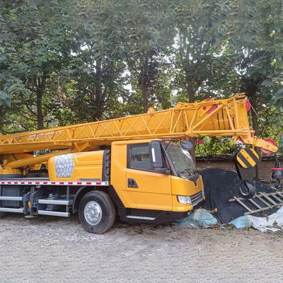 China 25 Ton QY25 Telescopic Mobile Crane Max Height 39.21m Hydraulic Folding Truck Crane for sale