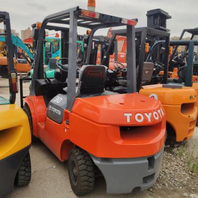 China 2018 Toyota 3 ton gebruikte dieselforklift met snelheid van 350m/min in goede staat Te koop